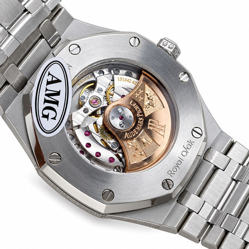 Audemars Piguet Royal Oak Full Diamond Steel Arabic Dial