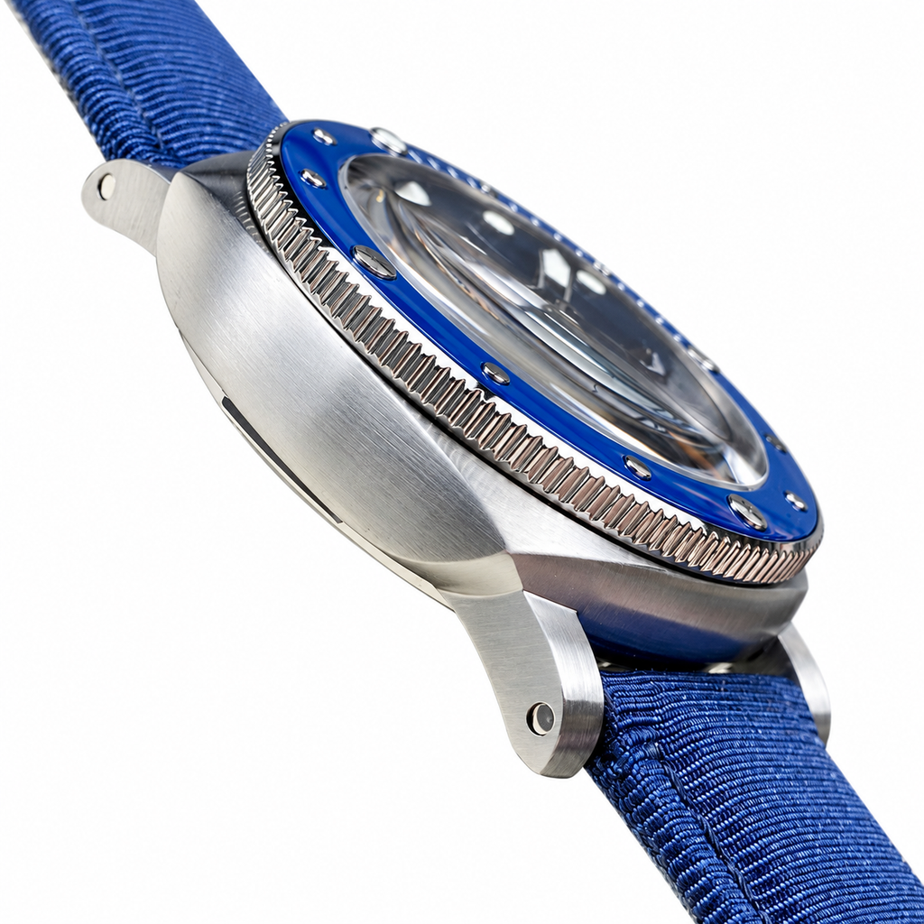 Panerai Luminor Due Automatic 42mm Men's Steel Watch Blue Dial