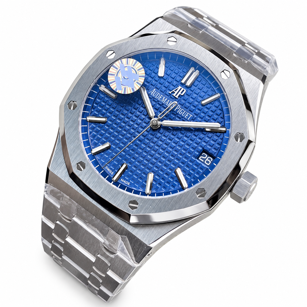 Audemars Piguet Royal Oak Automatic Blue Tapisserie Steel