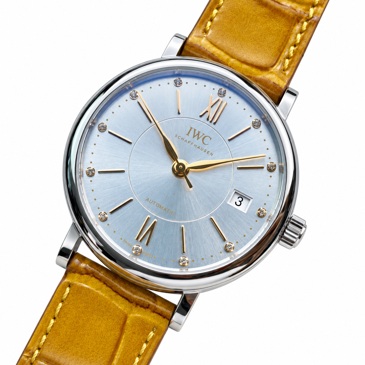 IWC Portofino 34mm Rare Books Curator Automatic Steel Watch