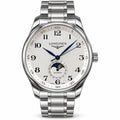 Longines Master Collection Moonphase Automatic white dial stainless steel bracelet
