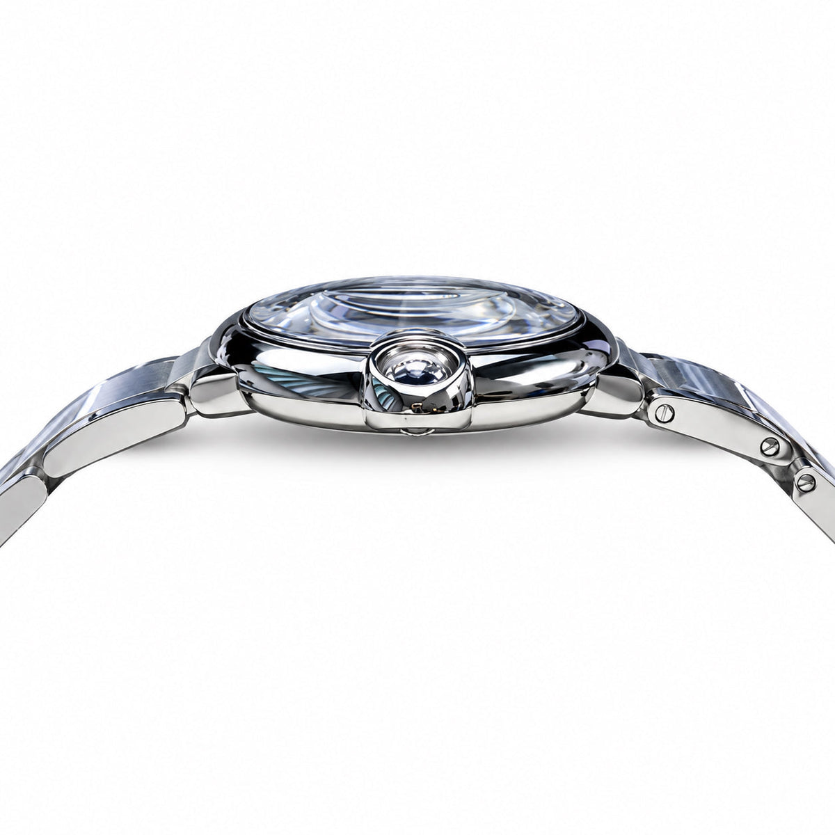 Cartier Ballon Bleu Steel White Dial Sapphire Watch – KDY