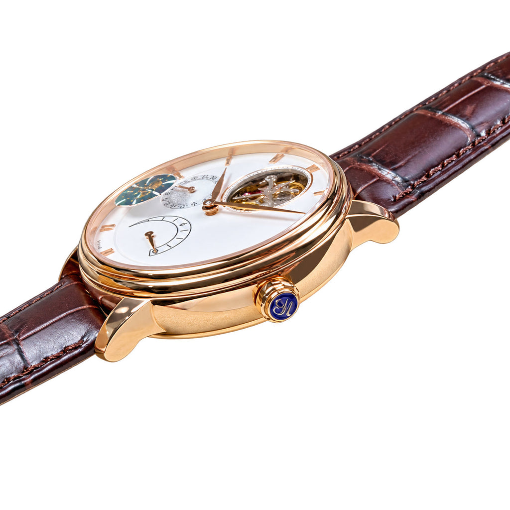Blancpain Villeret Tourbillon – Rose Gold White Enamel Dial Power Reserve Swiss Manual