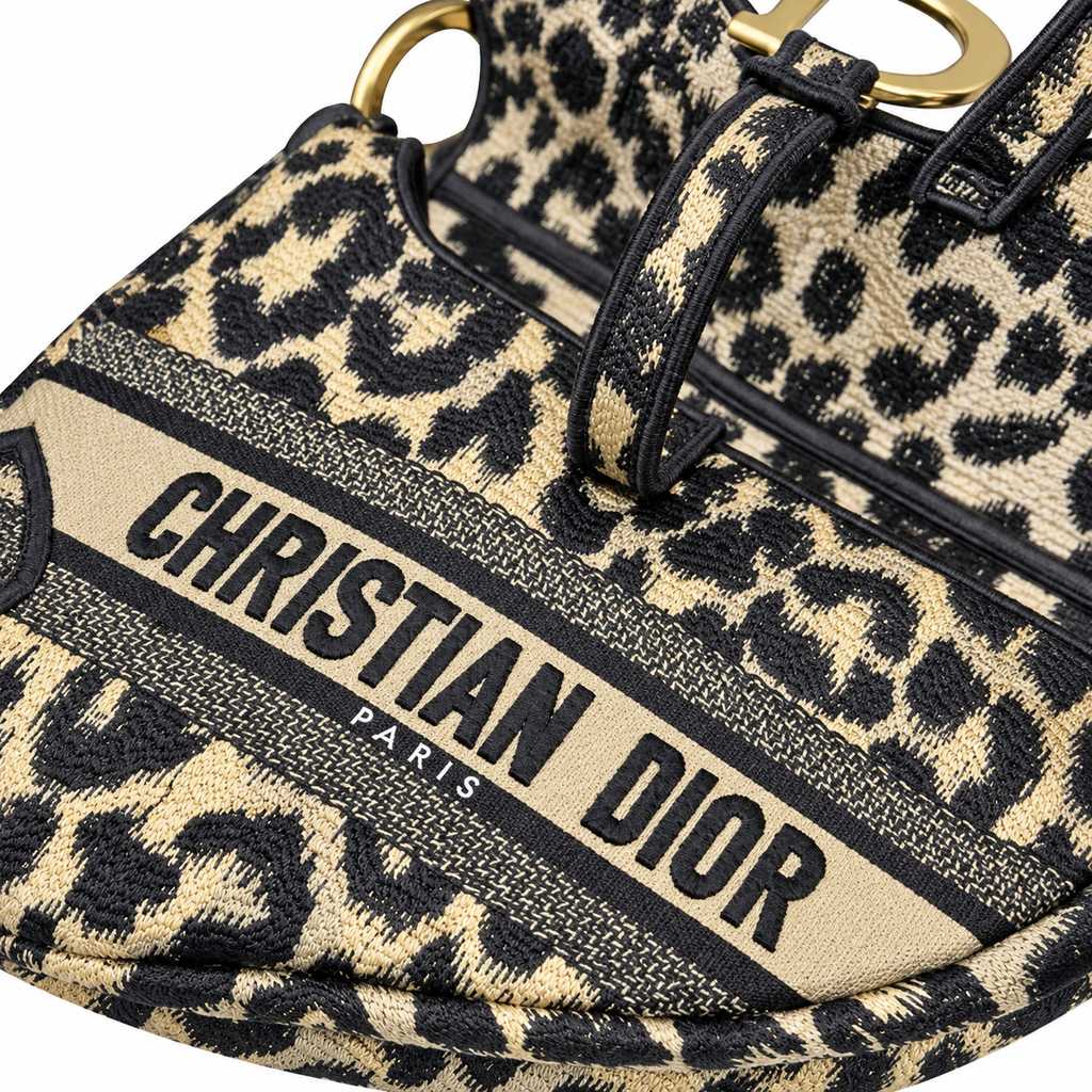 Dior Quilted Cannage Flap Shoulder Bag with Adjustable Strap