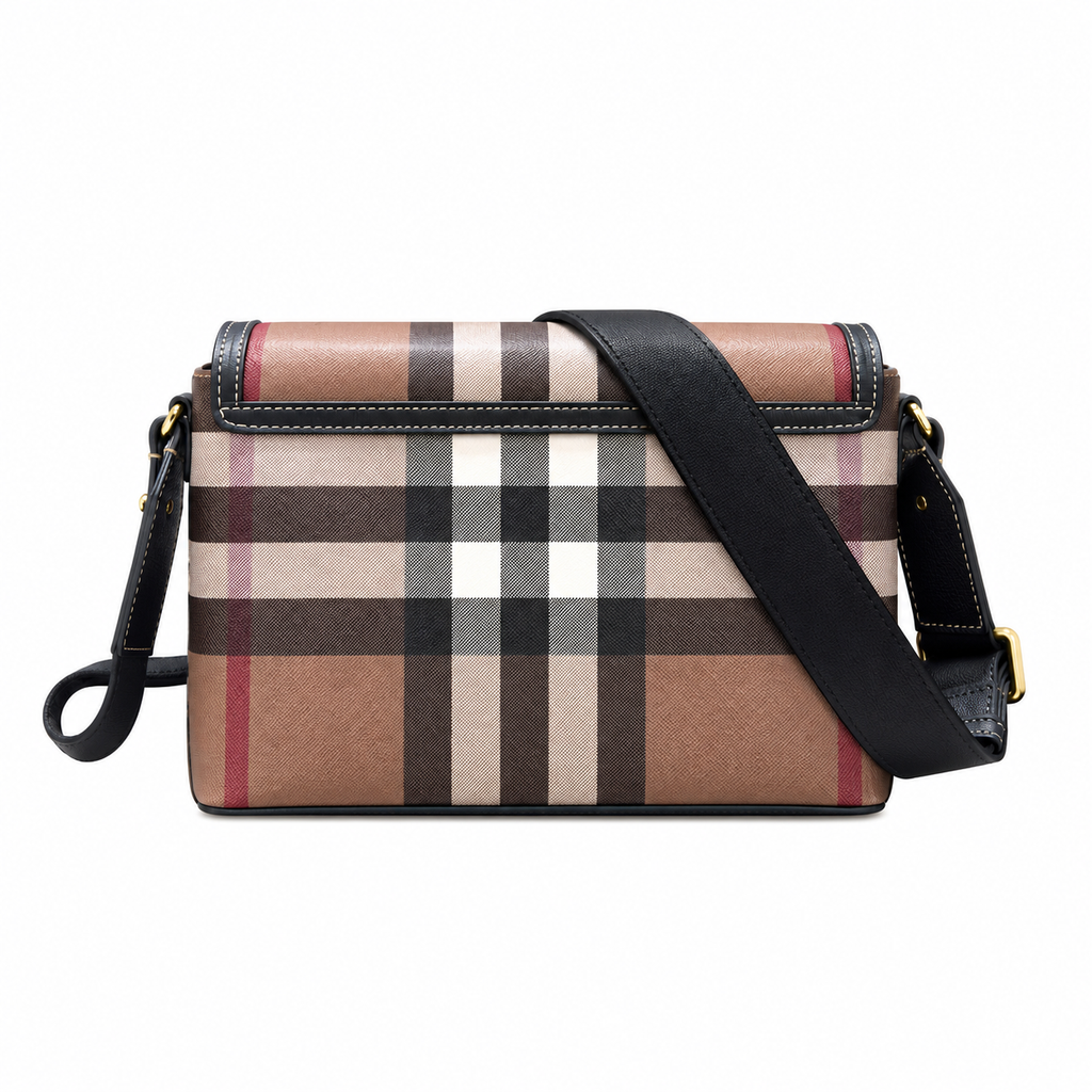 Burberry Check Flap Crossbody Bag