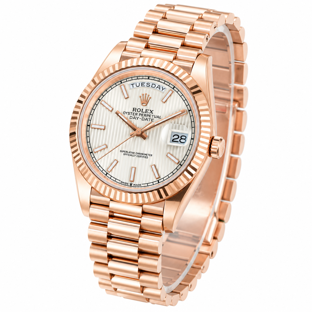 Rolex 40mm Executive Automatic Watch | Swiss Luxury for Business & Daily Wear