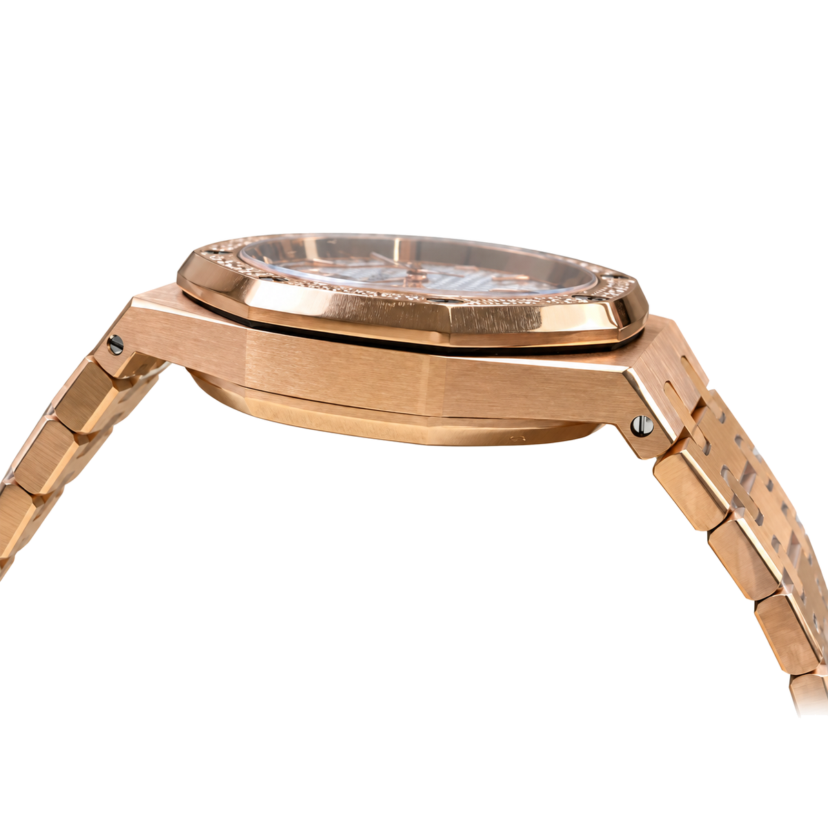 Audemars Piguet Royal Oak 37mm Rose Gold Diamond Watch