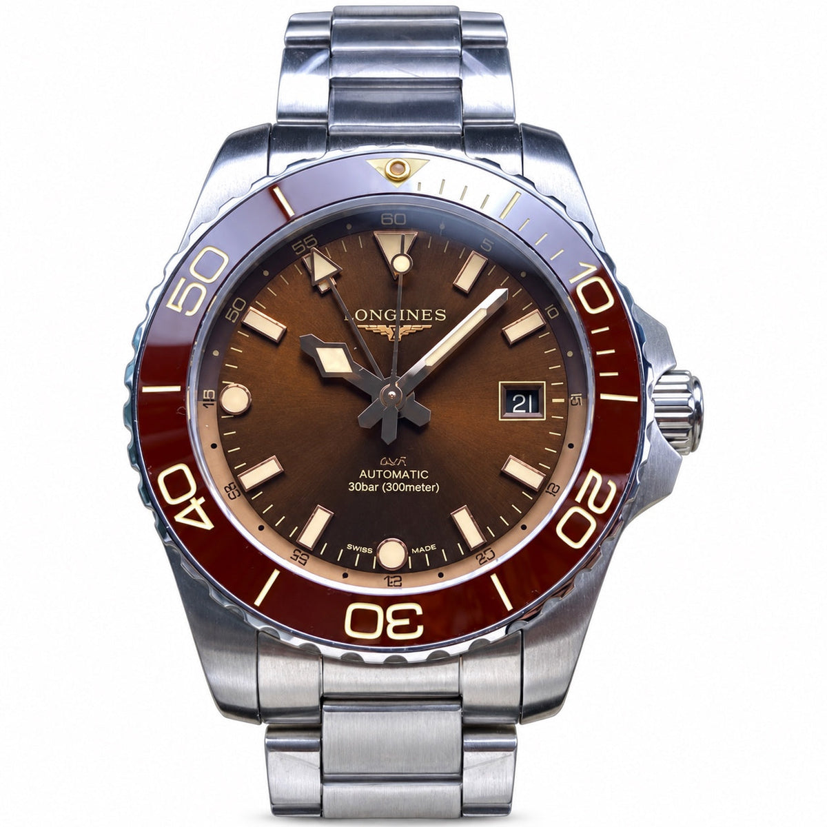 Longines HydroConquest Automatic Diver Watch 300m