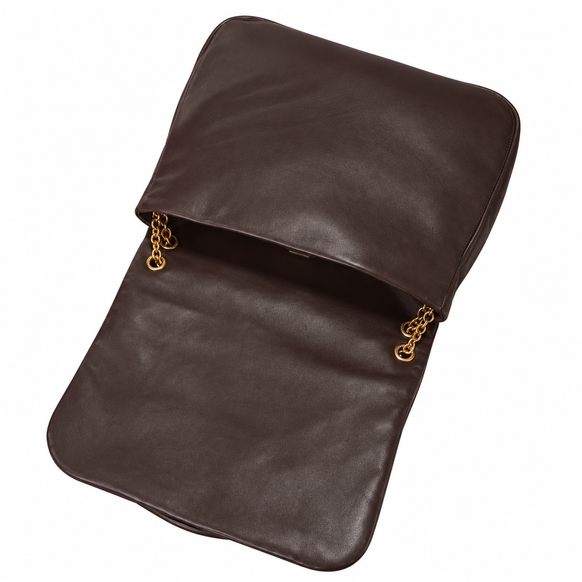 Saint Laurent YSL Jamie Top Handle Bag – Dark Brown Quilted