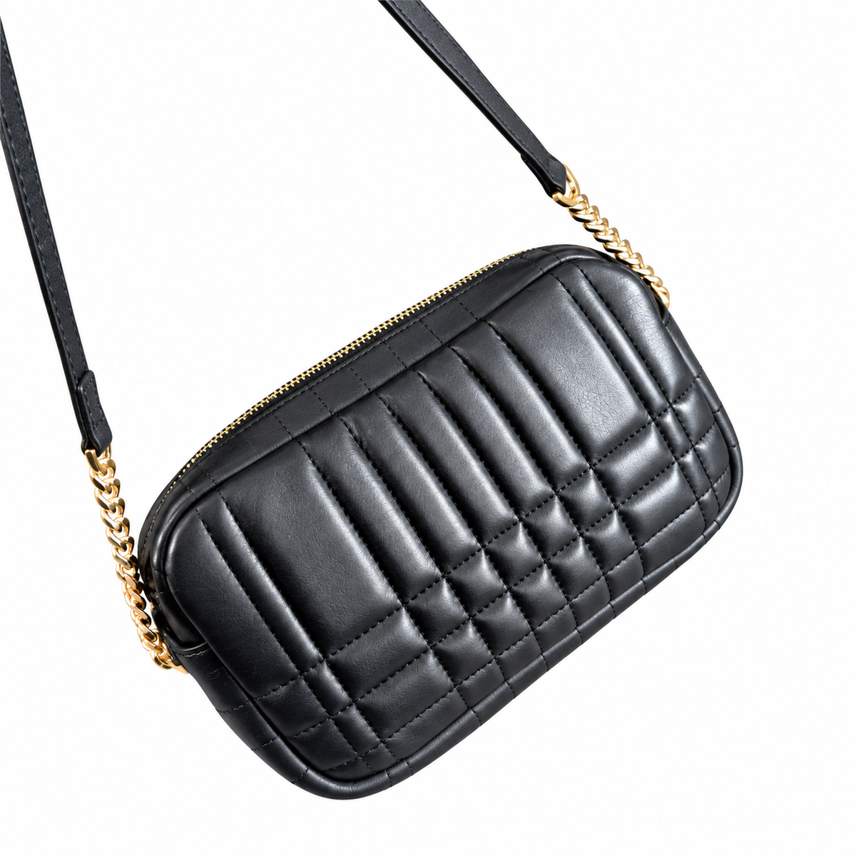 Burberry Black Quilted Camera Bag