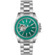 ONOLA Automatic Watch 44mm | Emerald Gem Bezel & Open-Heart Green Dial